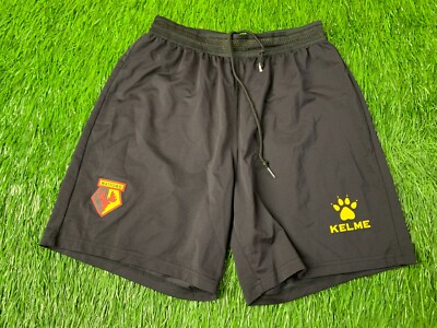 WATFORD ENGLAND 2020/2021 FOOTBALL SOCCER SHORTS HOME KELME ORIGINAL SIZE XS