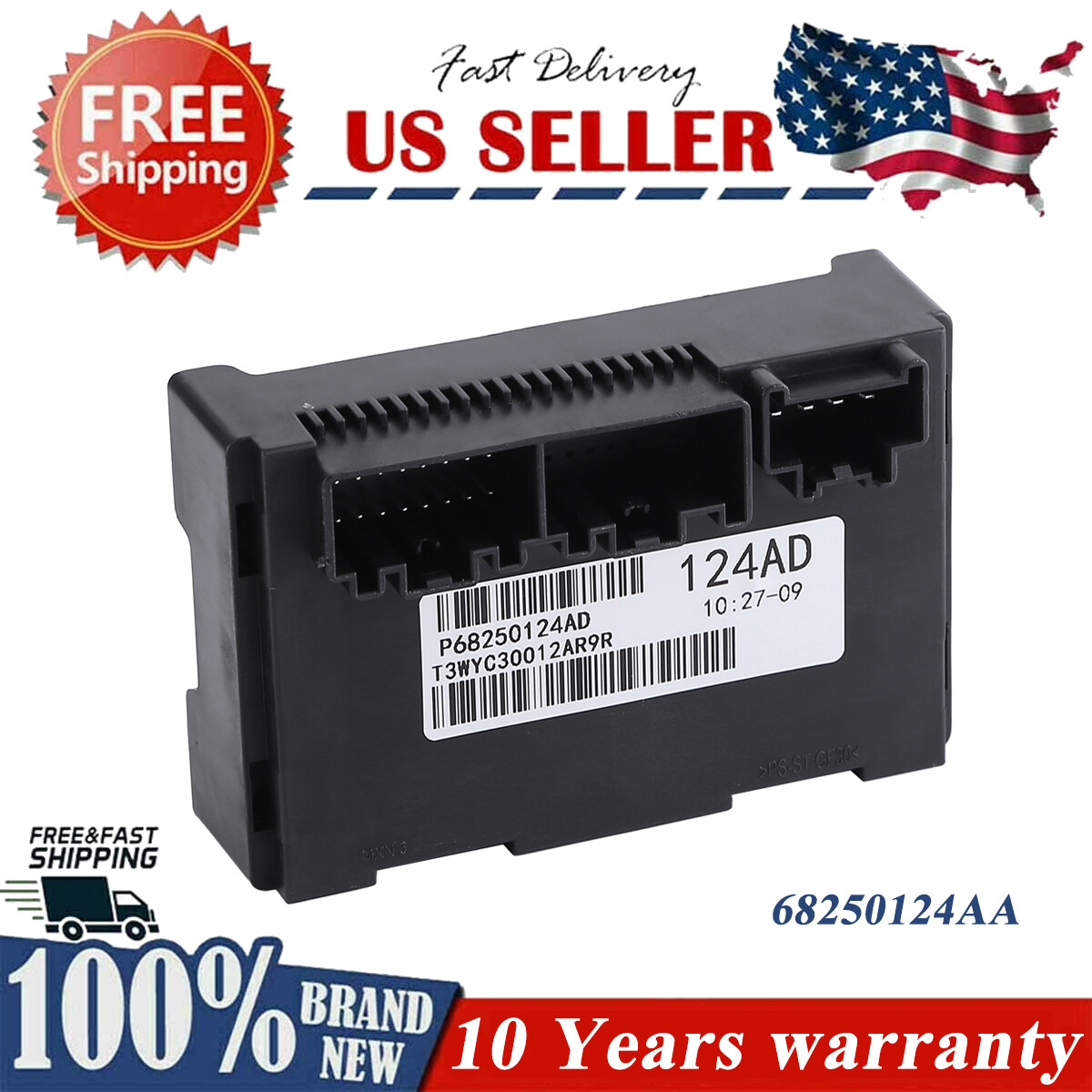 Dodge Jeep Grand Cherokee 2016-2018 Transfer Case Control Module 68250124AD