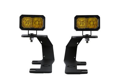 Diode Dynamics SSC2 Pro Amber Combo Ditch Light Kit For 14-19 Chevy Silverado