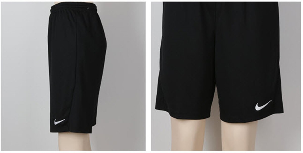 NIKE Youth DRY PARK III NB Shorts Pants Dri-Fit Black Kid Jersey