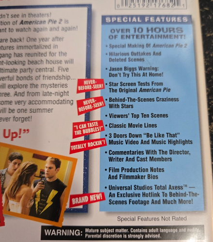 American Pie Series DVD Replacement Disc Only Pick and Choose Franchise - Picture 9 of 16