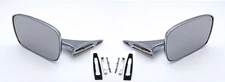 Outside Door Mirrors w/ Ribbed Base 1970-1972 Chevelle, El Camino & Monte Carlo
