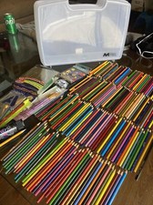 ArtBin Quick View Carrying Case-17 With 188 Colored Pencils Plus Extras