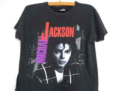 1988 Vintage Michael Jackson T-shirt - Michael Jackson Bad Tour T