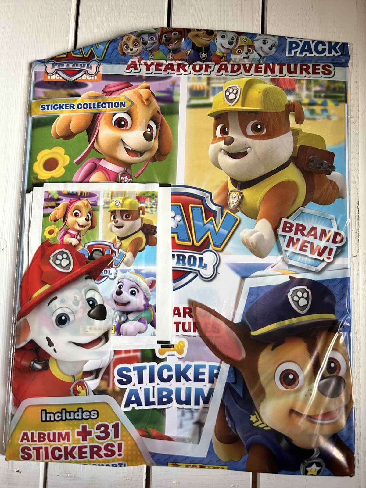 2 x Panini PAW Patrol Adventures Starter Pack Stickers Sealed Nickelodeon Sealed