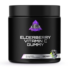 Elderberry Vitamin C and Zinc Gummies - 60 Count