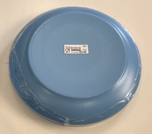 Lot of 4 IKEA Besegra Light Blue Dessert Plates Dinnerware Tableware NEW - Picture 8 of 14