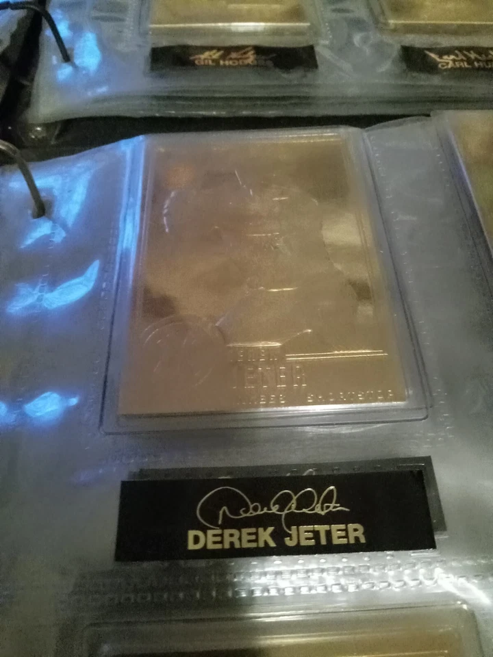 Danbury Mint 22kt Gold Baseball Cards (84) SEE DESCRIPTION  - Image 3 of 4
