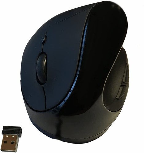 Wowpen Comfi II Wireless Ergonomische PC Computer Maus in schwarz - Bild 4 von 4