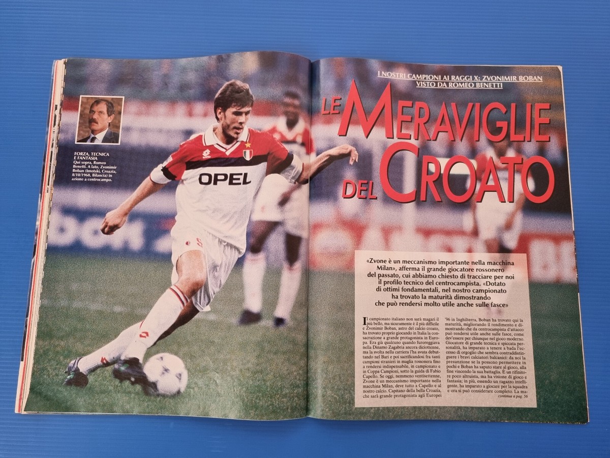 George Weah A.C. Milan Soccer Action Poster - Starline Inc. 1996 – Sports Poster Warehouse