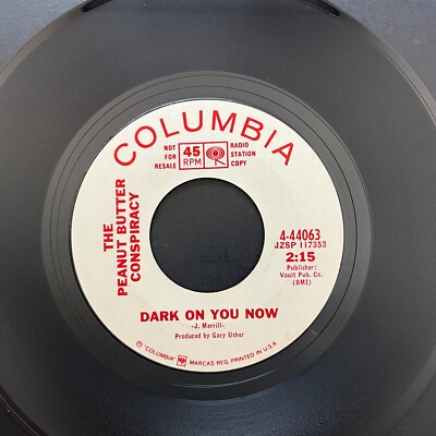 Peanut Butter Conspiracy, Dark On You Now / Then Came Love, 7'' 45rpm, Vinyl NM