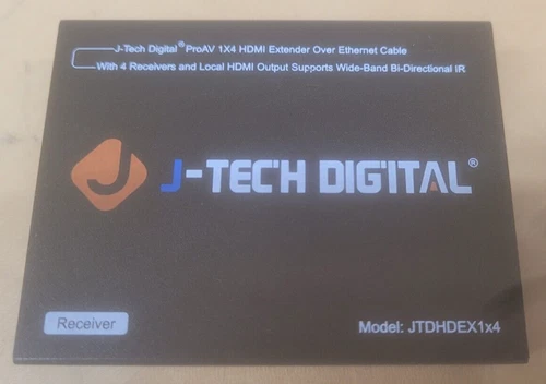 J-TECH DIGITAL JTDHDEX1x4 ProAV 1X4 HDMI Extender Over Ethernet Cable