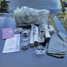 Homeika H017 White Purple Corded Electric All In One Pet Grooming Kit & Vacuum