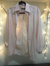 Dolce And Gabbana Tailored Fit Dress Shirt - Pink Size 15 38