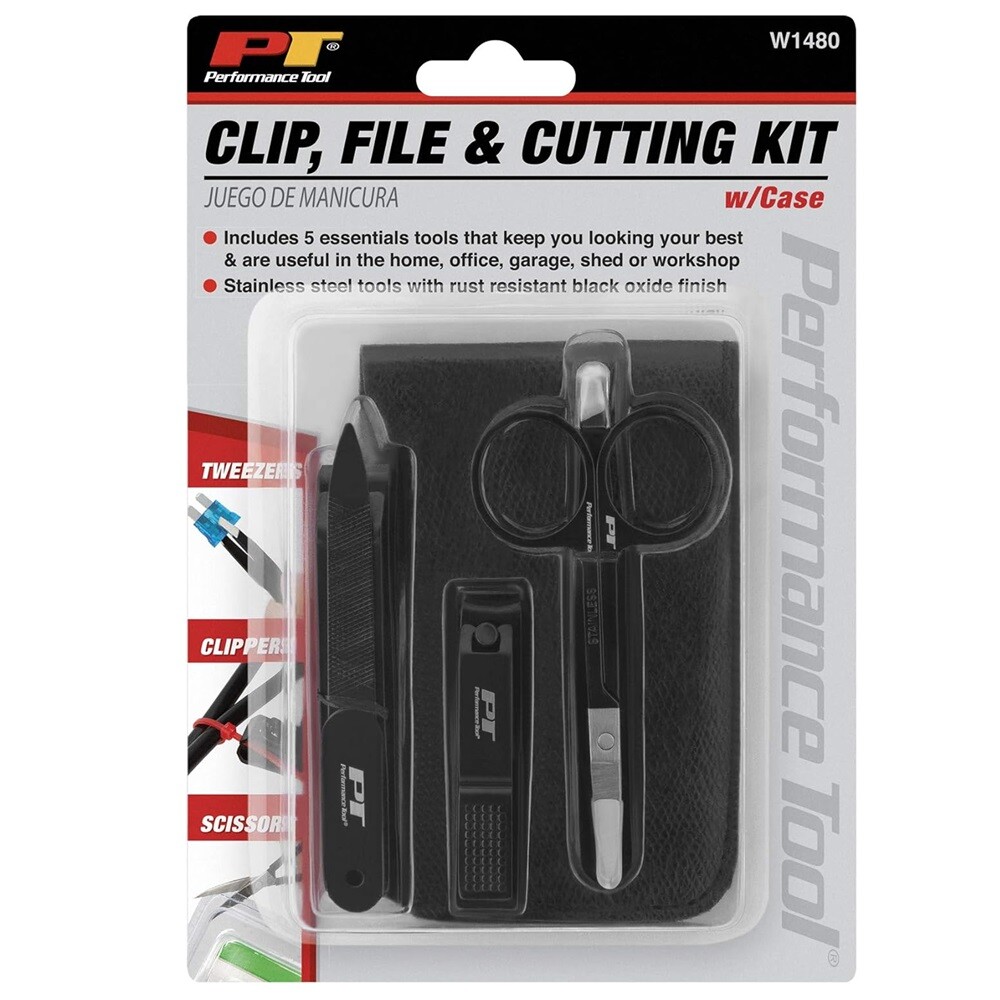 Performance Tool W1480 Clip, File & Cutting Kit