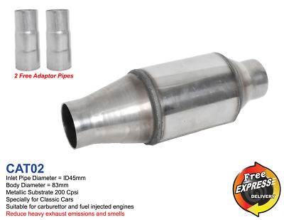 Katalysator speziell für Oldtimer Metallic Catalytic Converter 200cpsi CAT02