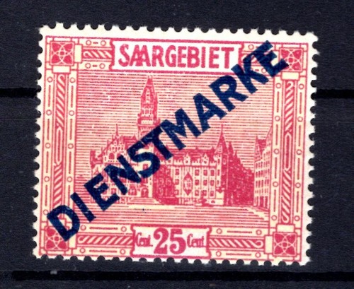 Saar Service 14IPFVII Abart MNH Unstamped (L9566