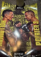 NEW!!! UFC 318 Poster Max Holloway vs Dustin Poirier Poster