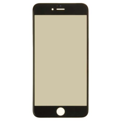 4in1 Glass Lens with OCA Polarizer Frame for Apple iPhone 6S Plus Black