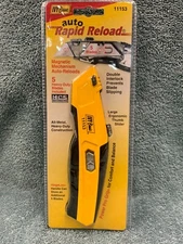 HEAVY DUTY Utility Knife, Auto Refill w/5 blades (PRO POWER GRIP) by IVY Classic