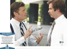 FRED WILLARD SIGNED AUTHENTIC 'ANCHORMAN' 8x10 MOVIE PHOTO 3 BECKETT BAS COA