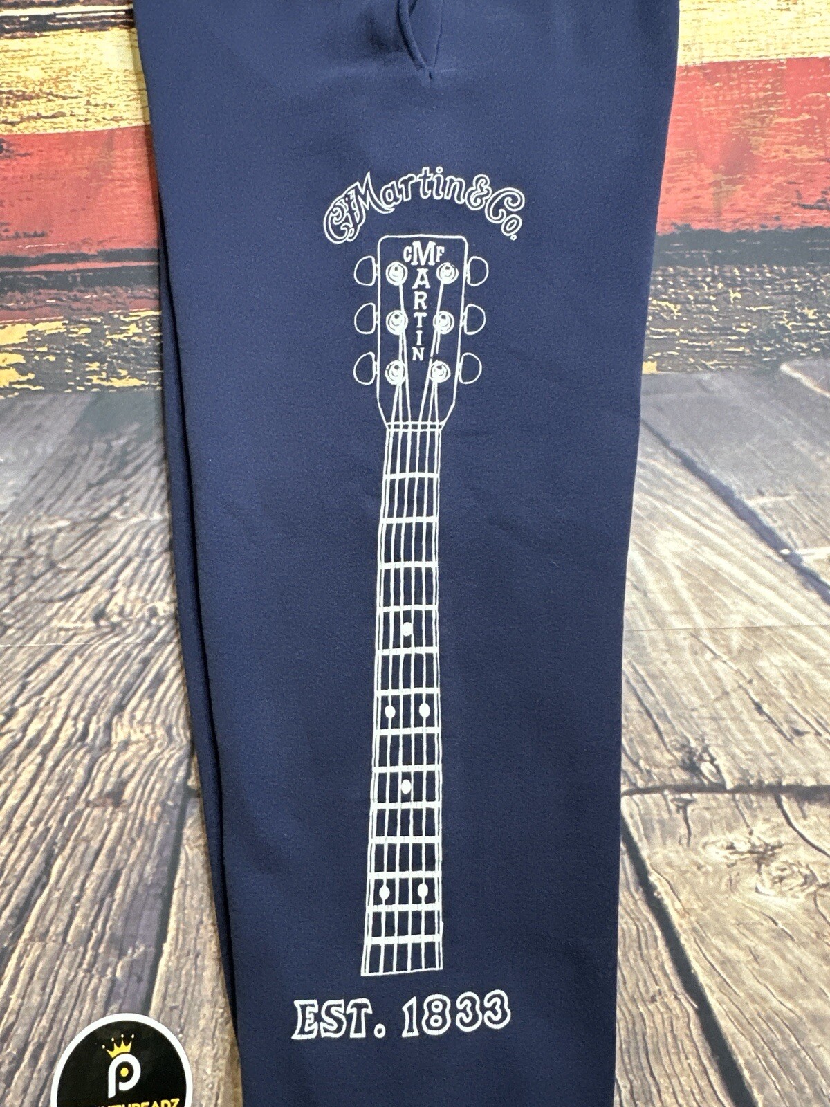 Rare Vtg Martin Guitar Sweatpants Pants 80s USA Mens … Gem