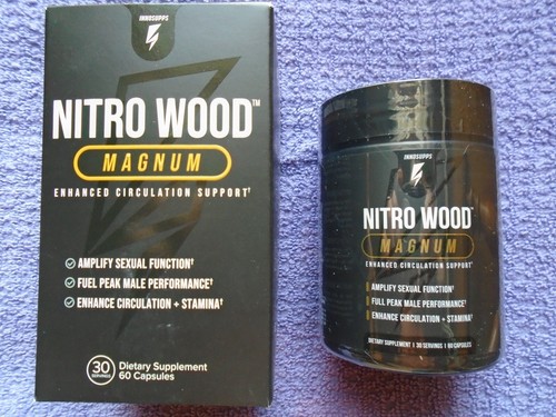 NITRO WOOD MAGNUM By InnoSupps ENHANCED CIRCULATION SUPPORT Brand NEW & Sealed!!