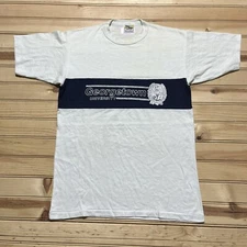 Vintage 80s Georgetown University Hoyas Single Stitch Shirt Men’s Size Medium