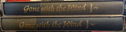 Gone With The Wind Volume 1 & 2 By Margaret Mitchell 1968 HC Heritage Press