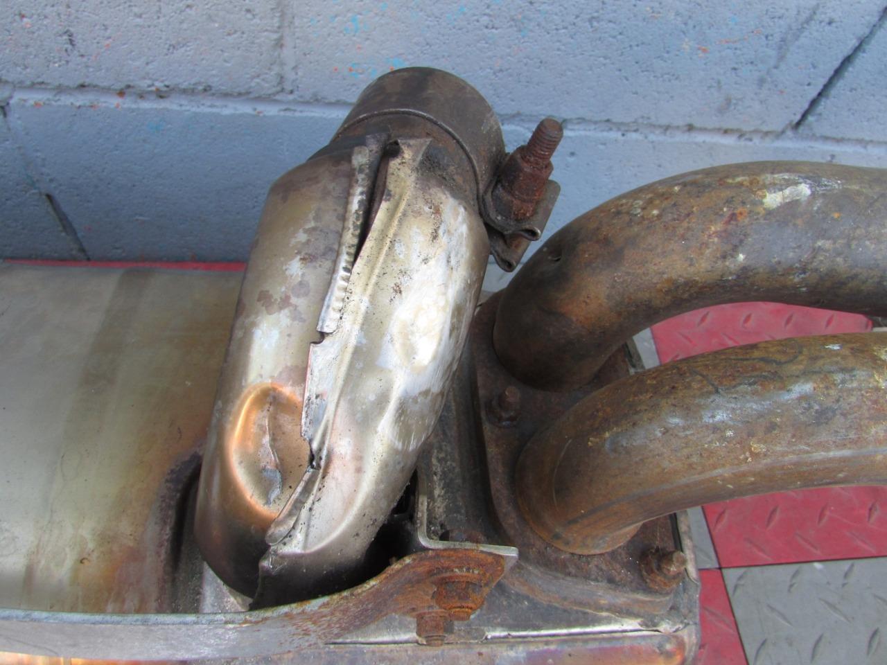 Ferrari 360 Spider Modena - Complete Exhaust Muffler w/ LH Pipes, Bracket 174089