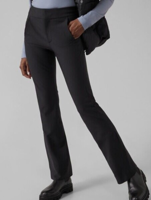 Athleta Stellar Flare Trouser size 2 Black NWT #486208