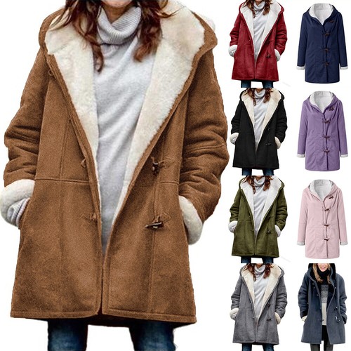 Warm Hooded Duffle Coat Parka 
