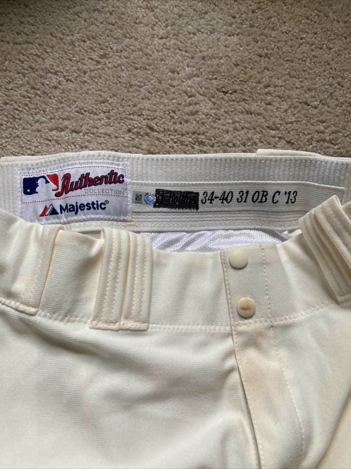 2013 Jimmy Rollins Philadelphia Phillies HOF? Game Used Baseball Pants