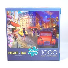 BUFFALO A Stroll in Paris Night  Day 1000 Piece Puzzle 11840 Eiffel Tower Scene