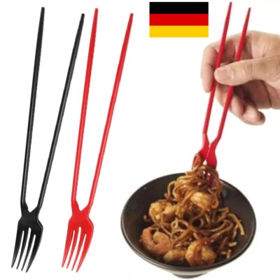 Neue Gabelstäbchen in einem Chork 1-10Count Pack Gabelstäbchen Combo 2 IN 1