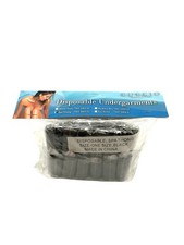 Disposable Spa Thong Black One Size 12 pk