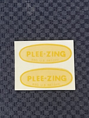 Metalcraft Toy Truck -  Plee Zing Decal Set - Water Release - NOS - Made in 2000