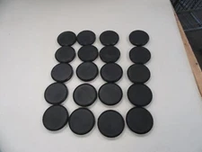 GAUGE HOLE PLUG FILLER CAP BLACK 3 3/8 INCH (SET OF 20) MARINE BOAT