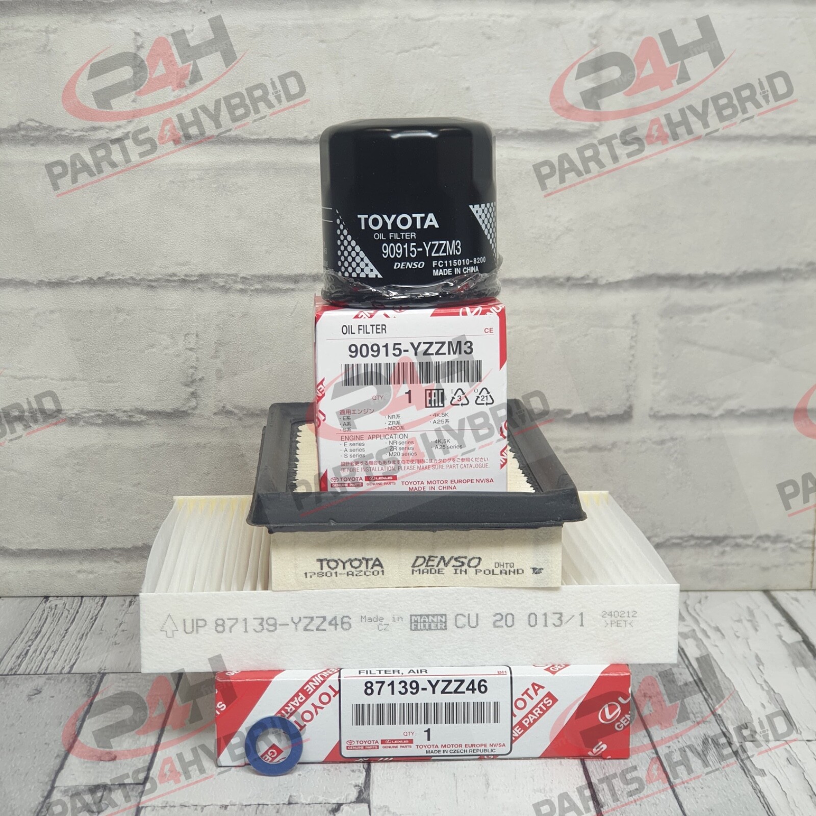 GENUINE TOYOTA AYGO SERVICE FILTERS KGB40 1.0L 2014 - 2020