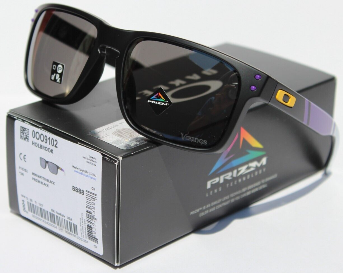 OAKLEY Holbrook Sunglasses NFL Minnesota Vikings Black/Prizm Black