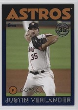 2021 Topps 1986 Baseball 35th Anniversary Blue Justin Verlander #86B-53 05k6