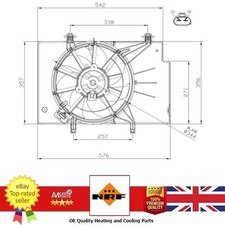 Radiator Fan For Ford B-max 12- Ecosport 13- Fiesta 12-17 1763531 Radiator Fan For Ford B-max 12- Ecosport 13- Fiesta 12-17 1763531