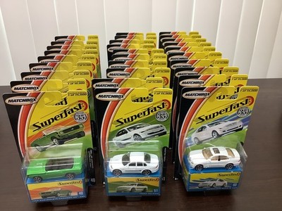 BIG LOT of 29 MATCHBOX SUPERFAST 2004 35th Anniversary Diecast LE no duplicates