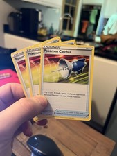 3 x Pokemon Catcher - 138/159 - Crown Zenith - Trainer - Playset