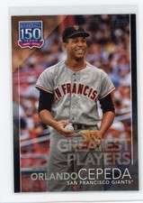 2019 Topps #GP-48 Orlando Cepeda 150 Years of Professional Baseball #/299 C12