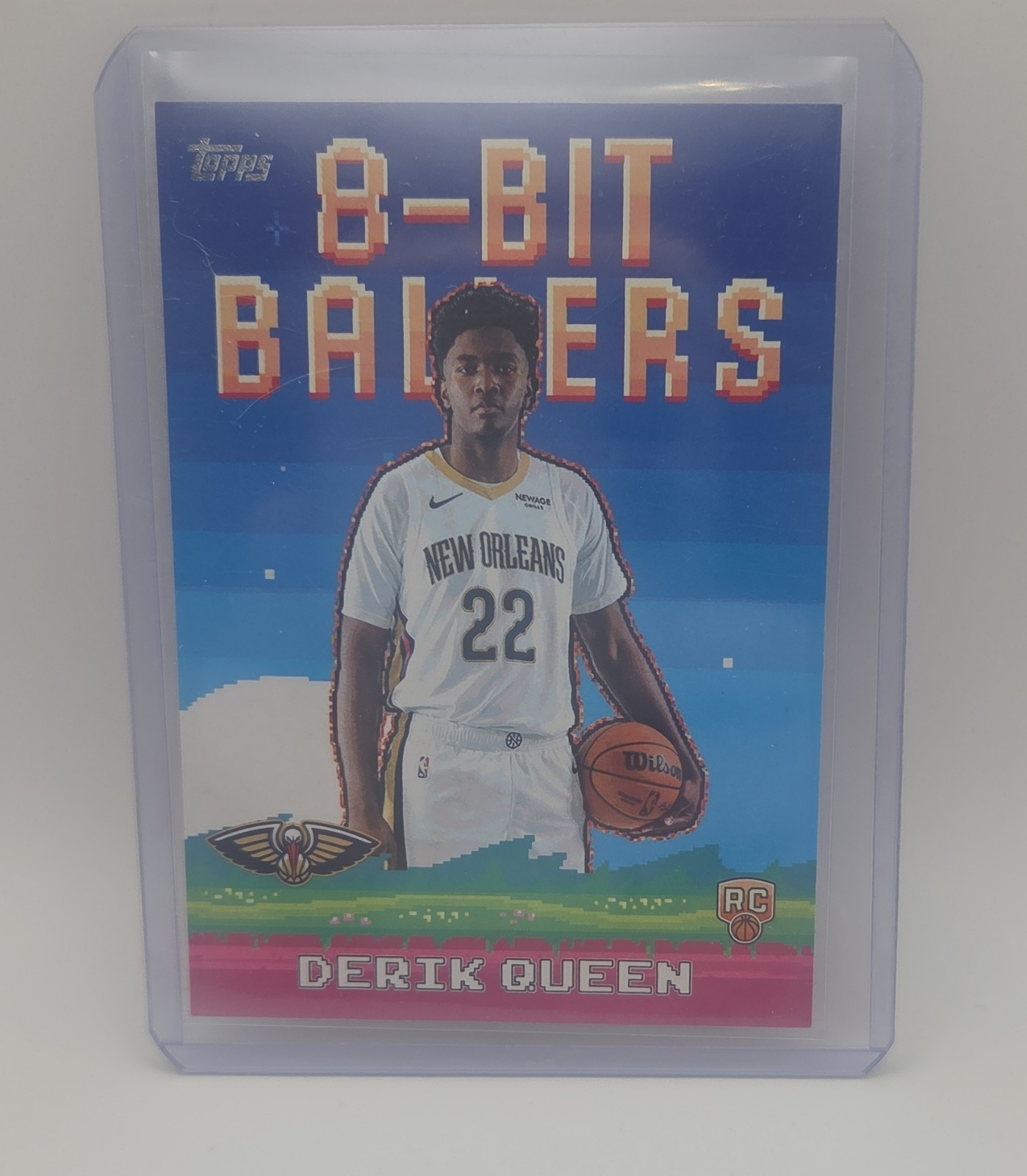 Topps 2025-26 8-Bit Ballers Derik Queen Rookie Insert #8B-39 Pelicans NBA