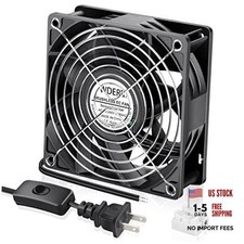 EC Muffin Fan AC 110V 120V Axial Cooling 120mm x 38mm