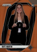 2024 Panini Prizm WNBA Orange #148 Rookie Kate Martin RC /99