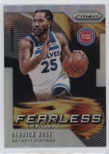 2019-20 Panini Prizm Fearless Silver Prizm Derrick Rose #20 1q9