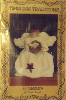 Angelica 18'' Cloth Angel pattern by Timeless Traditions